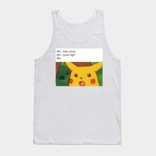 Pizza High Meme Tank Top